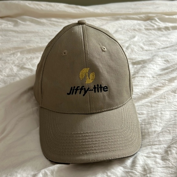 Jiffy-Tite Tan Baseball Cap - Picture 1 of 6